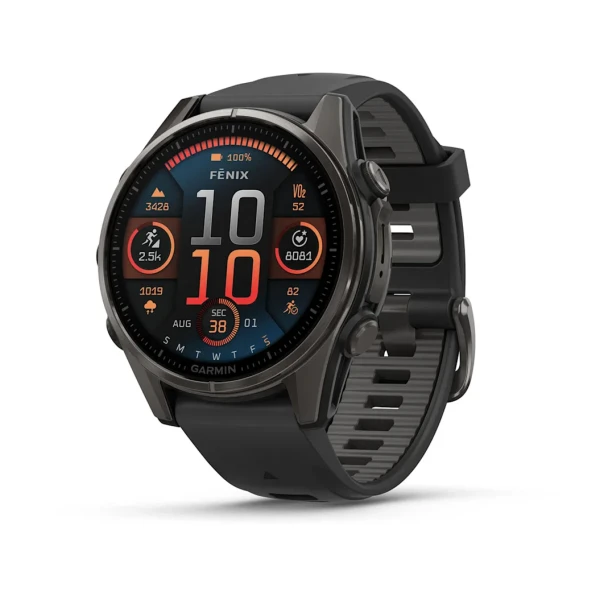 Garmin fēnix® 8 43 mm AMOLED Sapphire Black/Carbon Gray Titanium 010-02903-21