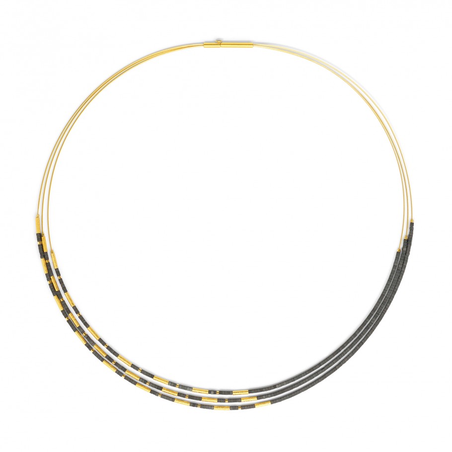 Bernd Wolf Clini necklace hematin matt 85233276-043