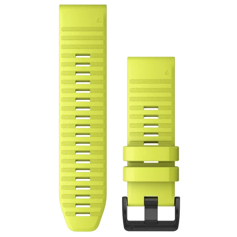 Garmin replacement bracelet (quick change system) silicone strap Amp Yellow 22mm, 010-12863-04