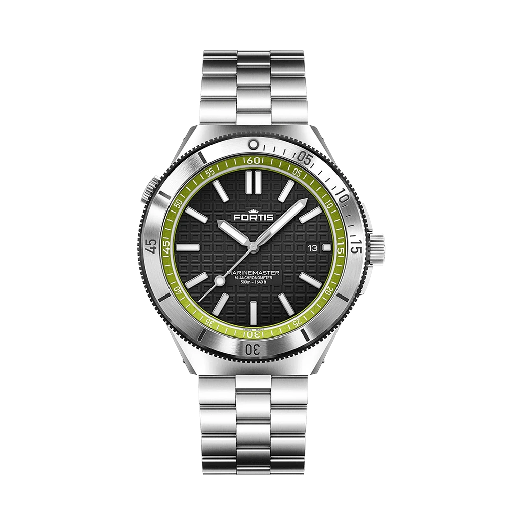 Fortis Marinemaster M-44 Woodpecker Green Men's Watch F8120020