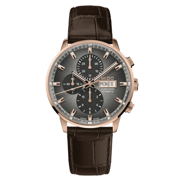 MIDO COMMANDER CHRONOGRAPH incl. additional strap men's watch M016.414.36.081.00