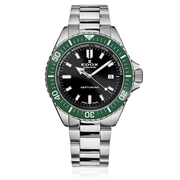 Edox Neptunian men's watch 80120 3VM NIN