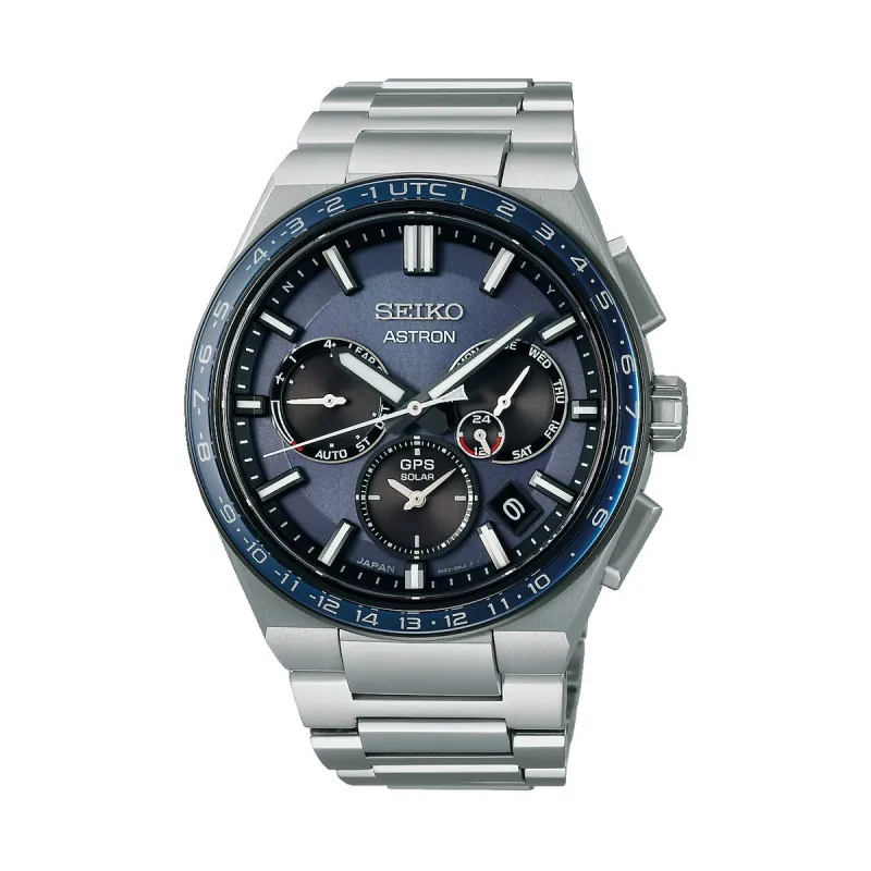 Seiko Astron GPS Solar Dual-Time Men's Watch SSH109J1
