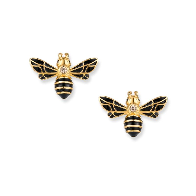 Seinerzeit  Bommel Bee Earrings SZA-2960-422