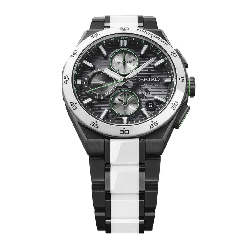 Seiko Astron GPS Solar Dual Time Chronograph Limited Edition Men's Watch SSH185J1