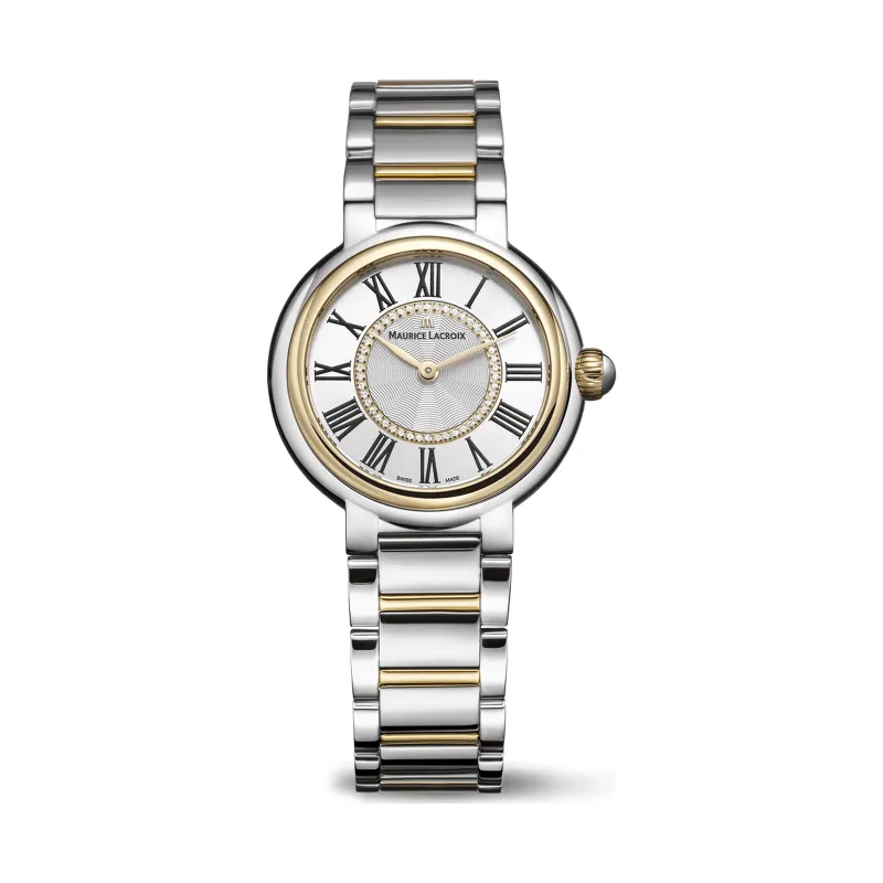 Maurice Lacroix Fiaba Round 33 mm Quartz bicolour steel bracelet Women's Watch FA1306-SSY13-110-1