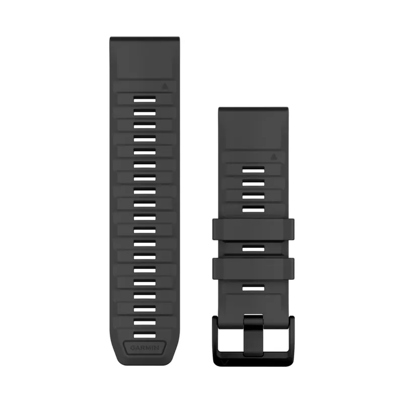 Garmin replacement bracelet QuickFit® (quick change system) silicone strap Graphite 26 mm, 010-13393-07