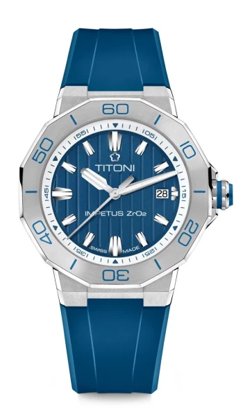 Titoni Impetus Ceramtech Set Men's Watch 83765 S-FF-709
