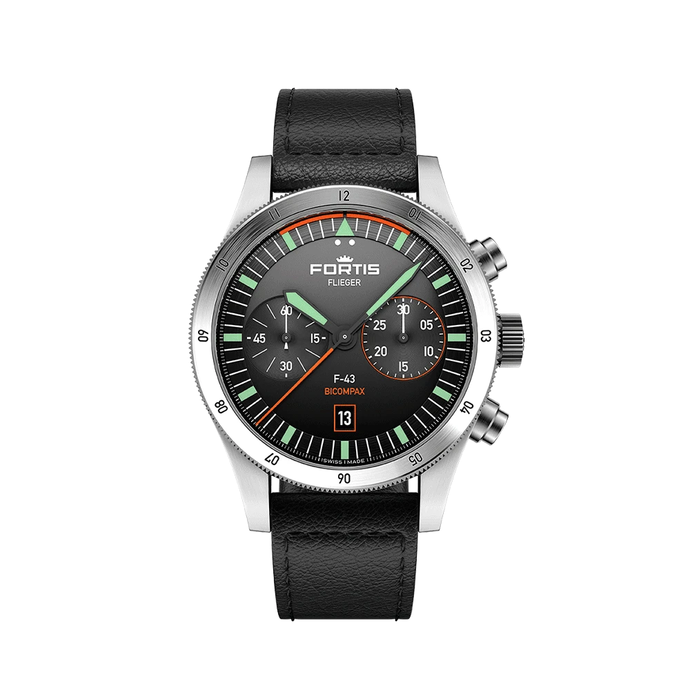 Fortis FLIEGER F-43 Bicompax Original Men's Watch F4240005