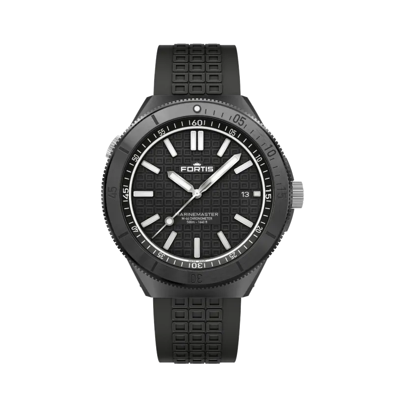 Fortis MARINEMASTER M44 DLC RESIN ON HORIZON STRAP Men's Watch F8120030