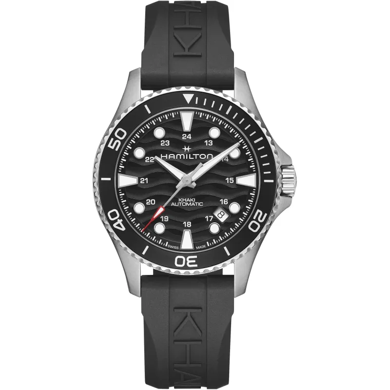 Hamilton KHAKI NAVY SCUBA AUTO Black Rubber 40 MM Men's Watch H82415330