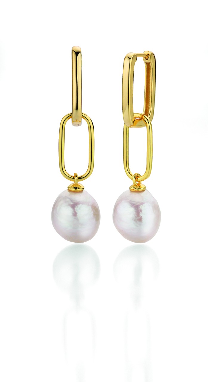 Adriana earrings with freshwater pearls F30