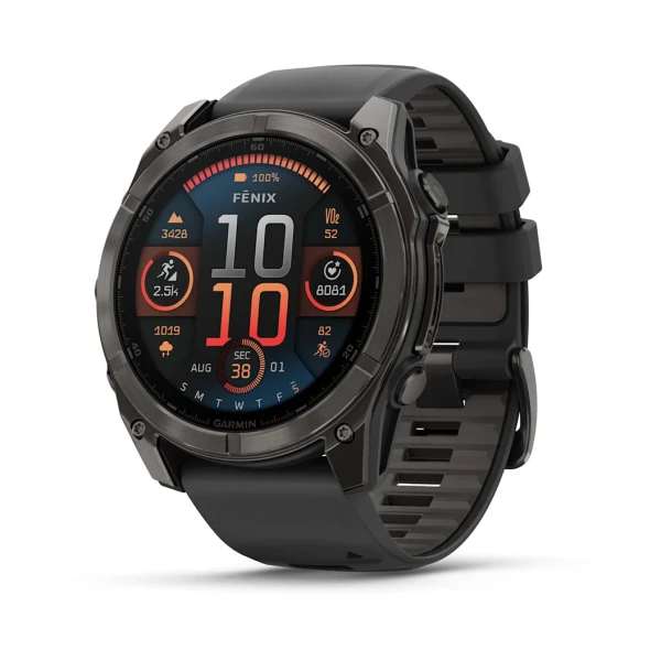 Garmin fēnix® 8 - 51 mm AMOLED Sapphire Black/Carbon Gray Titanium DLC 010-02905-21