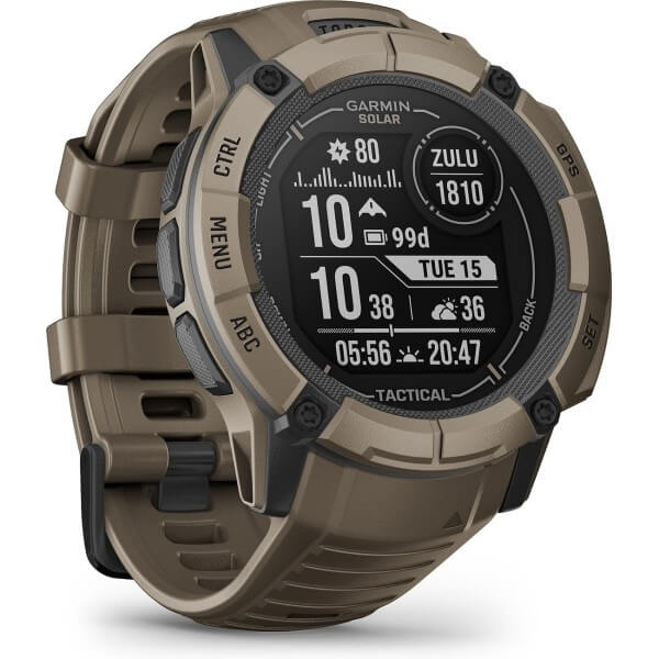 Garmin Instinct 2X Solar - Tactical Edition Olive Green Men's Watch 010-02805-02