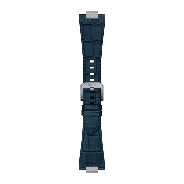 Tissot replacement strap leather blue for PRX