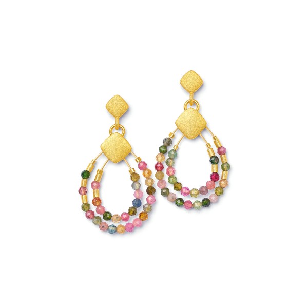 Bernd Wolf Climini earrings tourmaline 925 sterling silver