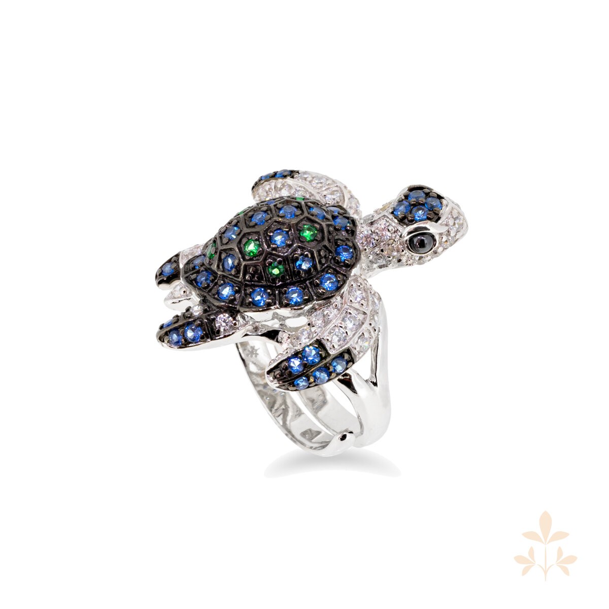 At the time Schelly turtle ring SZA-1990-210-S