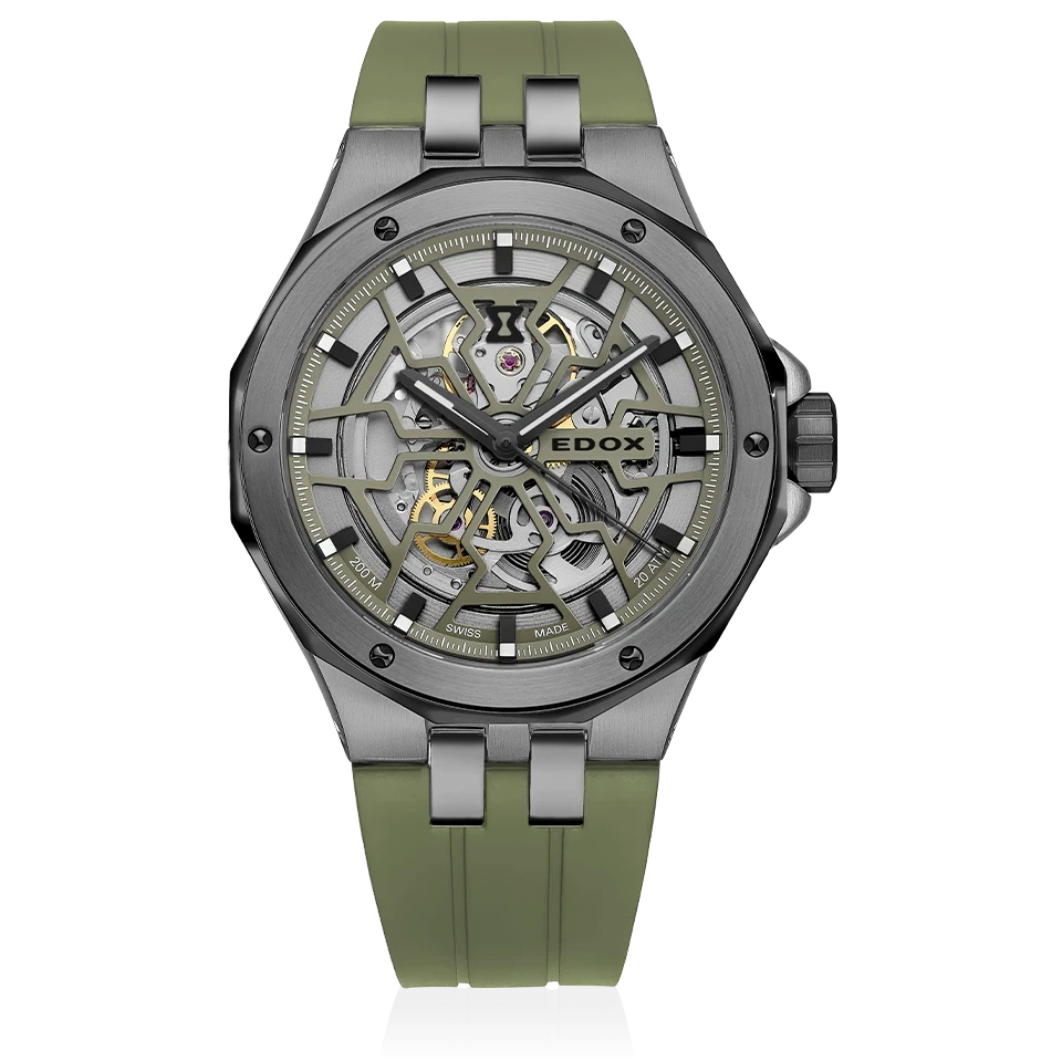 Edox Delfin Mecano men's watch 85303 357GNCAV VONB