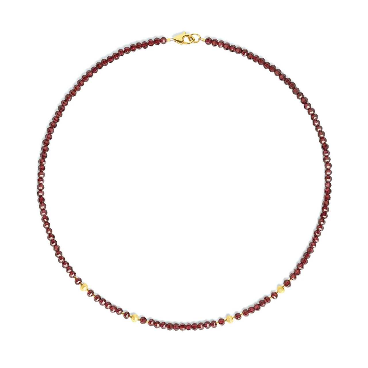 Bernd Wolf Lampa necklace garnet 925 sterling silver 84477776-V46