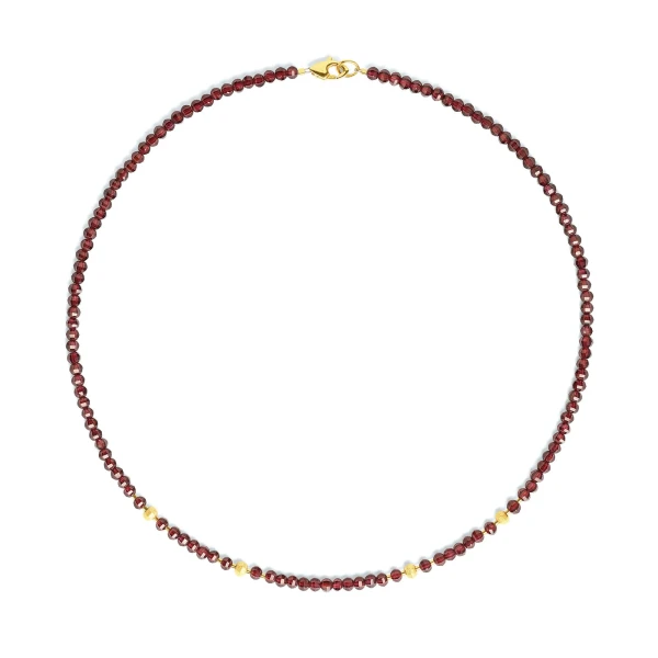Bernd Wolf Lampa necklace garnet 925 sterling silver 84477776-V46