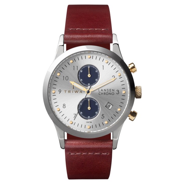 Pre-owned - Triwa Unisex Watch Loch Lansen Chrono Cognac Classic TRLCST115CL010312