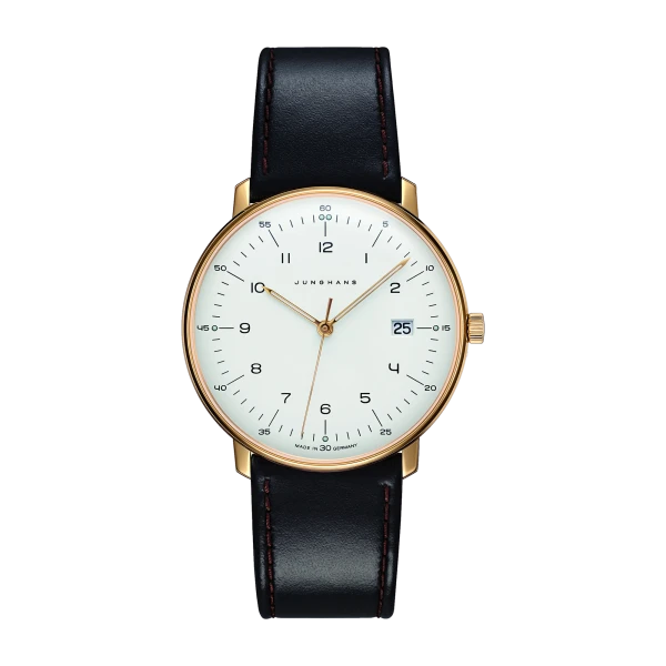 Junghans max bill quartz sapphire glass men's watch 041/7872.02