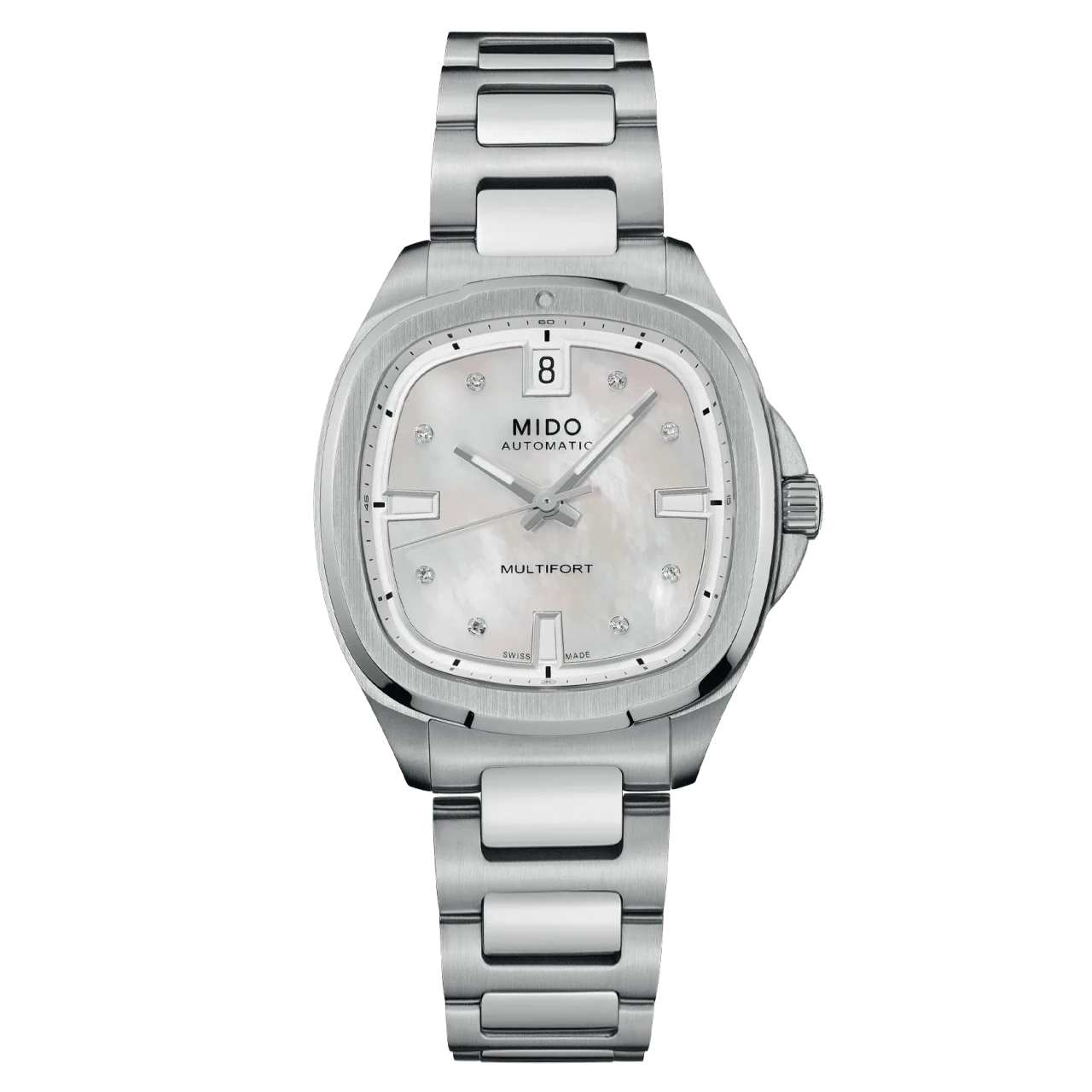 Mido Multifort TV 35 women's watch with diamonds M049.307.11.106.00