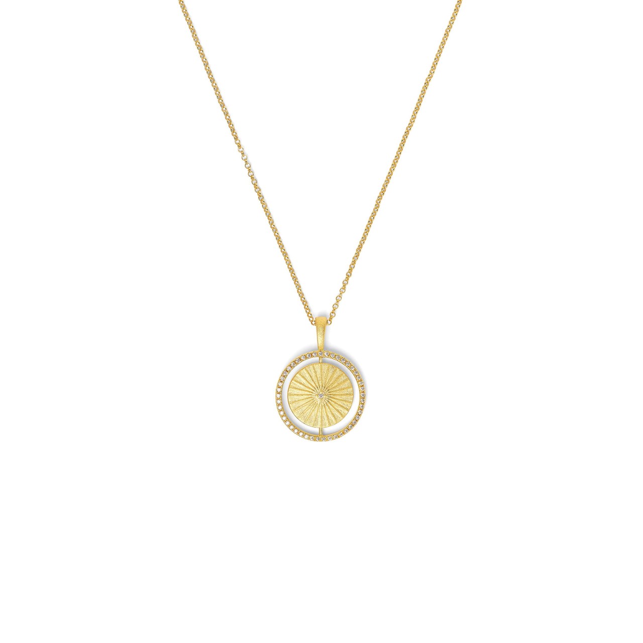 Bernd Wolf Sun & Moon Zirconia Necklace 8612002156-V50