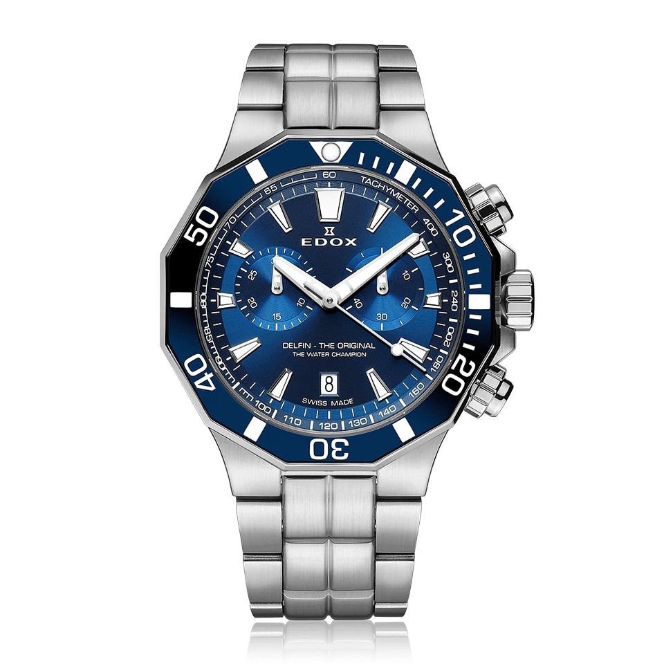 Edox Delfin The Original Chronograph Men's Watch 10112-3BUM-BUIN