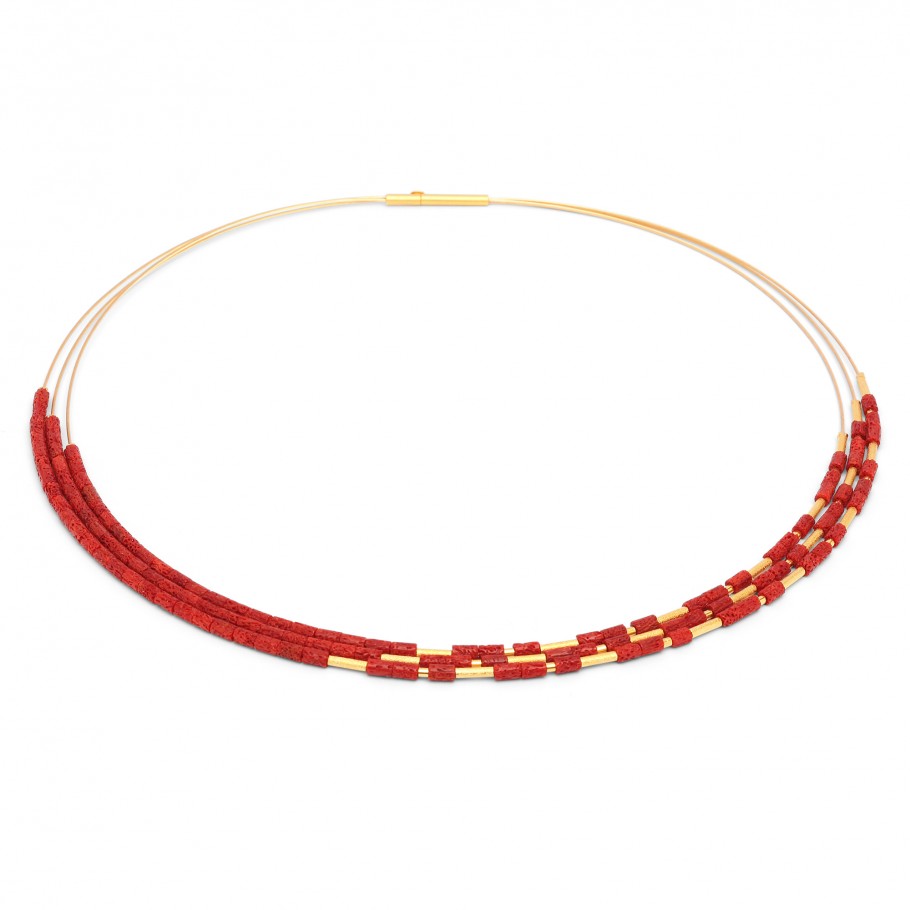 Bernd Wolf Clia necklace root coral 85231296-043