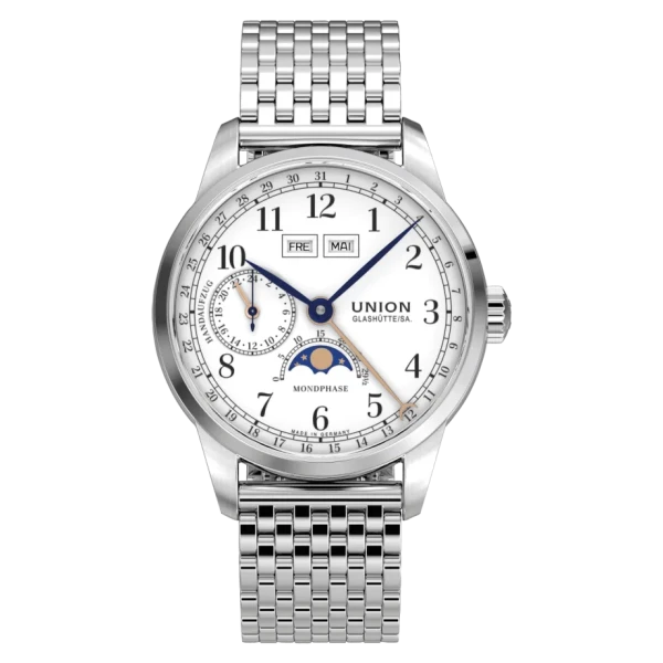 Union Glashütte 1893 Johannes Dürstein Edition Moon Phase Men's Watch D007.458.11.017.00