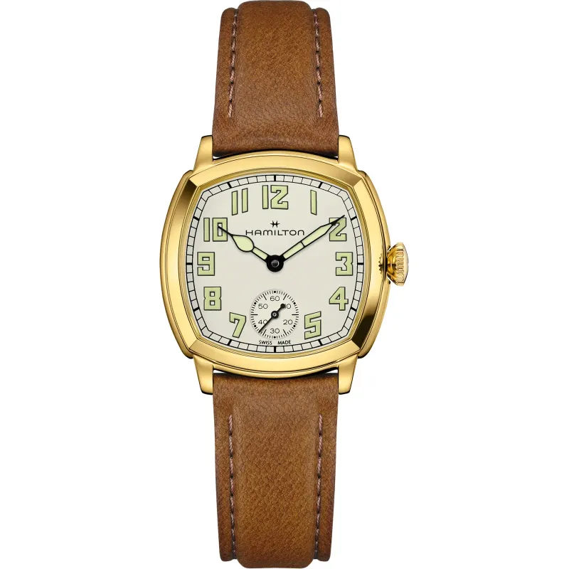 Hamilton American Classic Cushion Small Second 30 mm Hand Wound Women's Watch H36119520