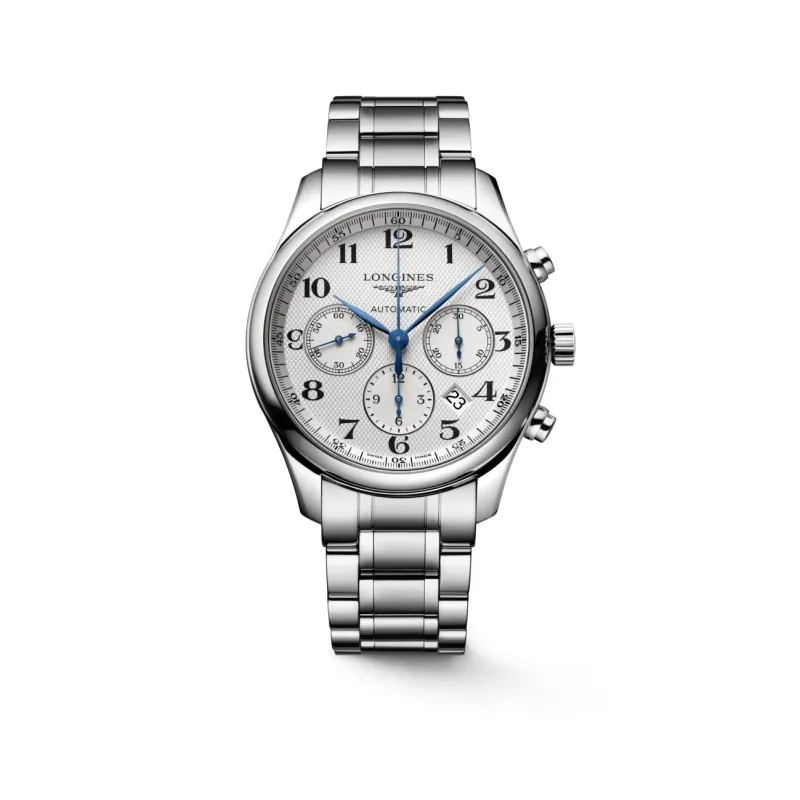 Longines Master Collection Chronograph Silver Stainless Steel Bracelet Men's Watch L2.759.4.78.6