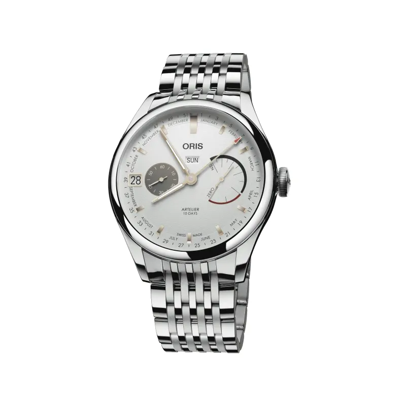 Oris Artelier Calibre 113, 43mm, stainless steel, 10-day power reserve, white men's watch 01 113 7806 4051-07 8 23 79PS