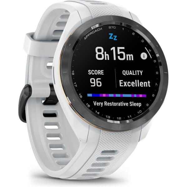 Garmin Approach S70 - 42 mm white/black ceramic men's watch 010-02746-10